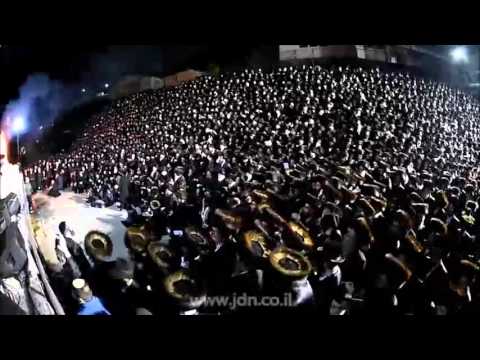 Skver Rebbe In Meron - Shabbos Bo 5776