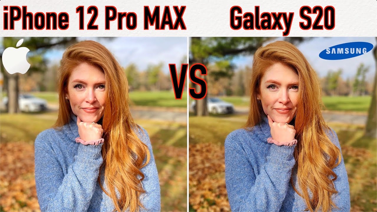 iPhone 12 Pro Max VS Samsung Galaxy S20 - Camera Comparison!