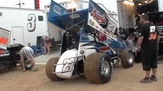 preview picture of video 'Selinsgrove Speedway 358/360 Challenge Sprint Car Highlights 6-29-12'