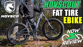 HOVSCO HovScout 26” Full Suspension Fat Tire Ebike | Next Level Torque Sensing!