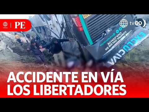 Accidente en vía Los Libertadores | Primera Edición | Noticias Perú