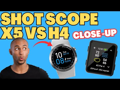 Shot Scope X5 vs H4: GPS Watch or Tracking Device? An Up-Close Comparison!