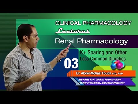 Renal Pharmacology (Ar) - 03 - K sparing and less commonly used diuretics