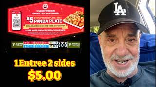 Dodgers Panda Express $5.00 meal deal