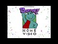 Deformed Logo Barney Home Video 1992