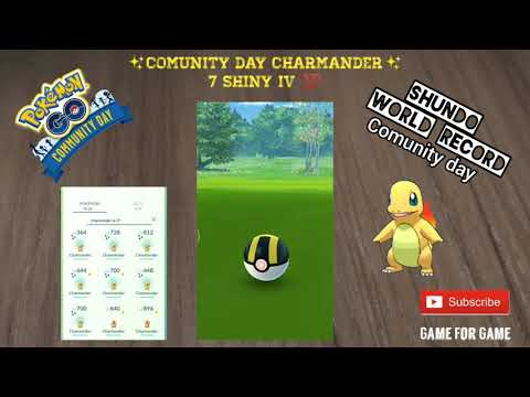 7 SHUNDO CHARMADER   - NEW RECORD??  | CATCHING CHARMANDER COMUNITY DAY 2020 [POKEMON GO]