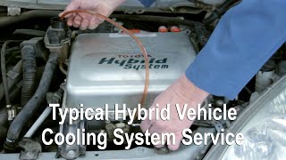 Typical Hybrid Vehicle Cooling System Service