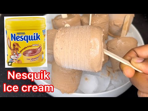 How To Make Nesquik ICE CREAM