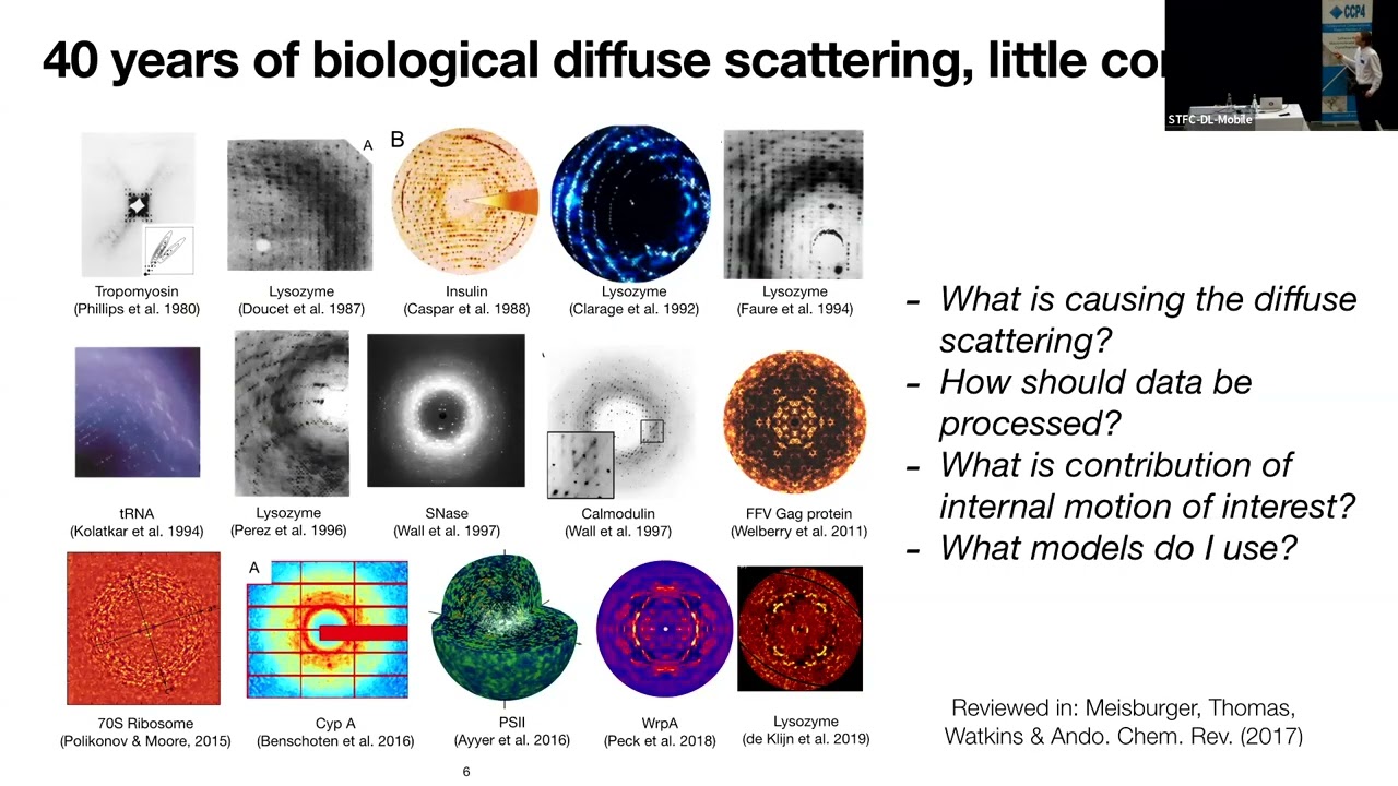 Observing dynamics in proteins from diffuse scattering - Steve Meisburger INCOMPLETE