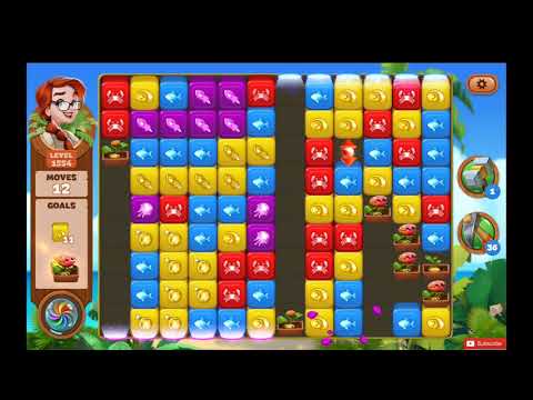 Lost Island Blast Adventure Level 1554 NO BOOSTERS - A S GAMING ✔