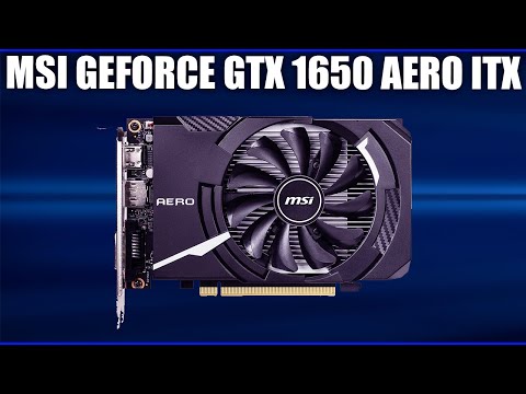 MSI GeForce GTX 1650 AERO ITX OC D5 4GB
