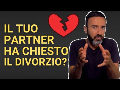 Mia moglie ha chiesto il divorzio. Psicologo spiega come migliorare la situazione