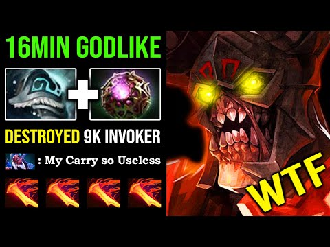 How to Solo Mid DOOM Against 9K Invoker | EPIC Counter All Heroes with 16Min Godlike DotA 2