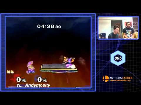 Melee @ Ross's #1: Singles Losers R5 - YL (Fox) vs Andymosity (Samus)