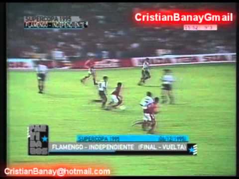 Flamengo 1 Independiente 0 Supercopa 1995 Independiente Campeon