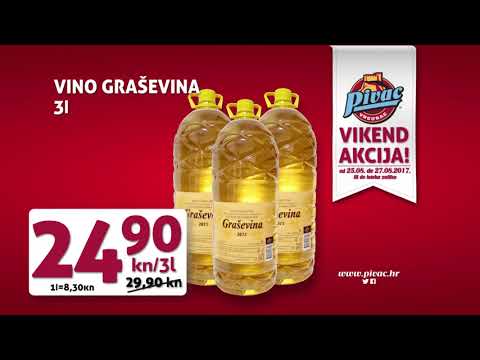 Pivac vikend akcija 25.8. - 27.8.2017.