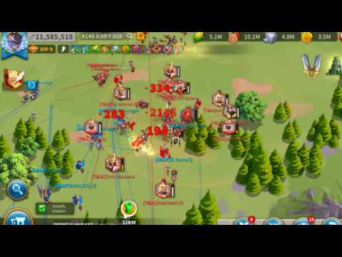 Rise of Kingdoms KVK Battle Lvl 4 Pass Opening Kingdom #1405 pt.1