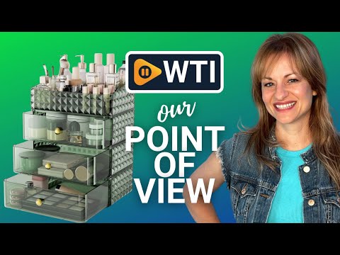Rosoenvi Makeup Organizer for Vanity - WTI product video review