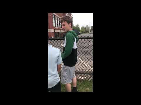 Kid gets bullied and someone comes and beats up the bully