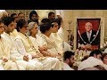 Amitabh Bachchan & Family attends prayer meet of Rajan Nanda