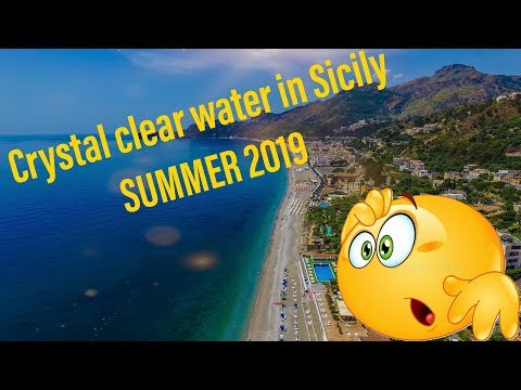 Letojanni (Sicily) view by the drone DJI PHANTOM 3 Advanced