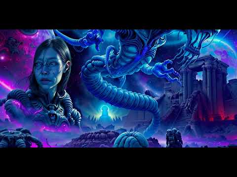 AI  vj loops alien world