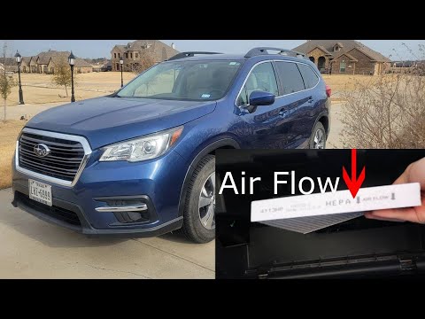 Subaru Ascent Cabin Air Filter Change