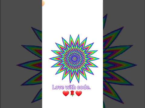 Flower Drawing Using Python Turtle Graphics
