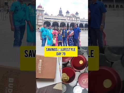 #minivlog #79 ✨Savings lifestyle💵Day2 @ mysore  trip #shorts #reel #gold #save #grt #money #shopping
