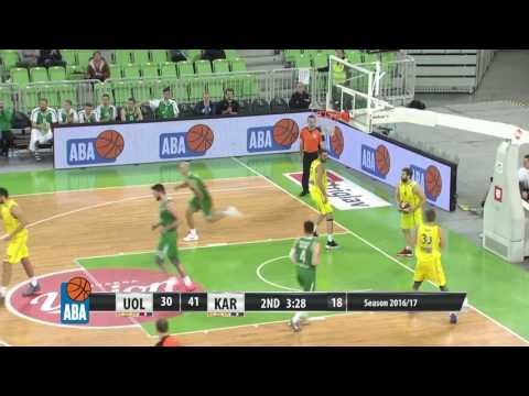 ABA Liga 2016/17 highlights, Round 20: Union Olimpija - Karpoš Sokoli (29.1.2017)