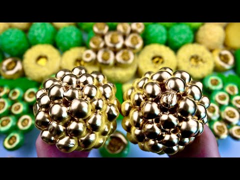 ASMR Clay cracking light plasticine 🤩 Crushing foam boxes 💚 Soap balls 💛 Help you sleep 💤