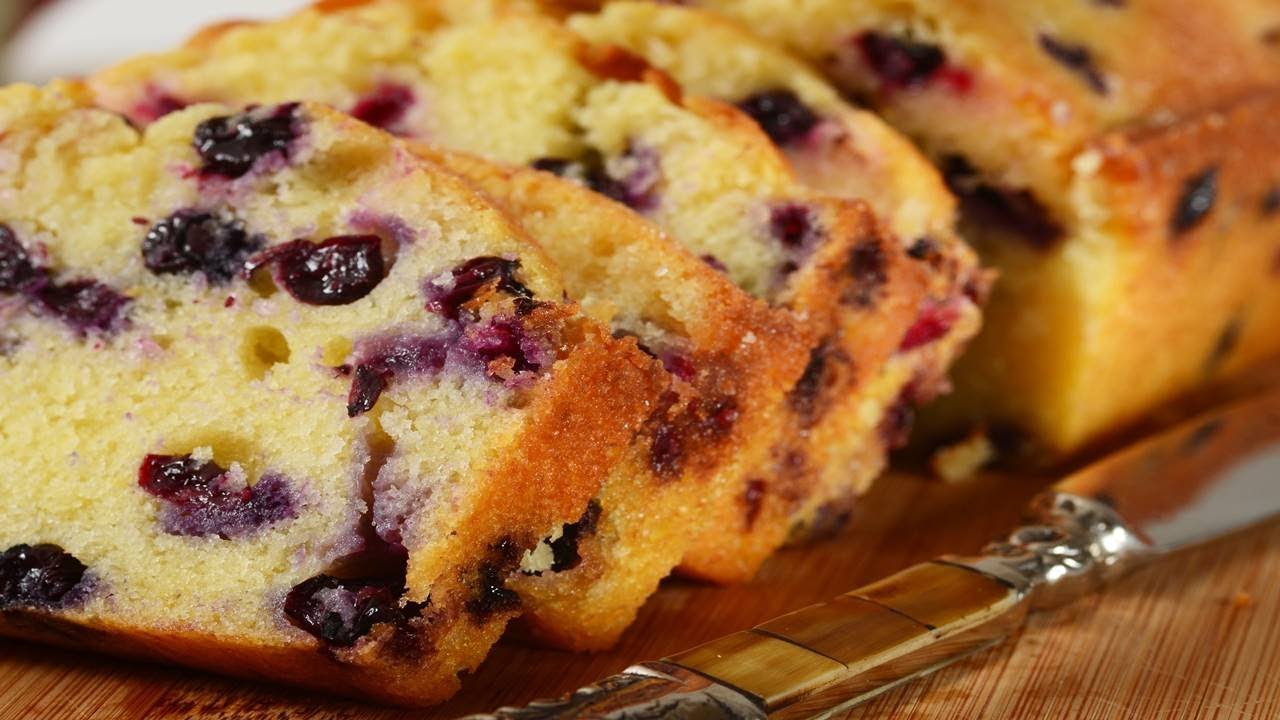 Lemon Blueberry Bread (Classic Version) - Joyofbaking.com