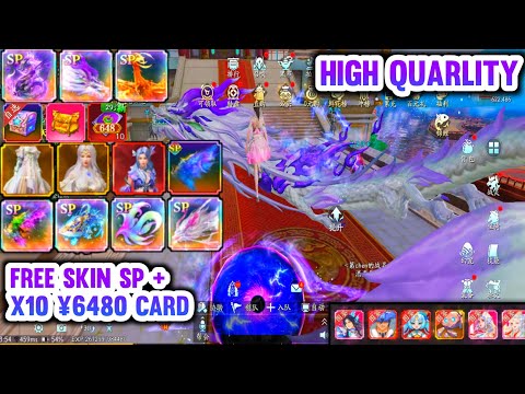 Nine Song Of Fantasy MMO High Quarlity - ¥6480 Card x10, Mount Dragon SP, Fashion, Wing SP , Pet SP