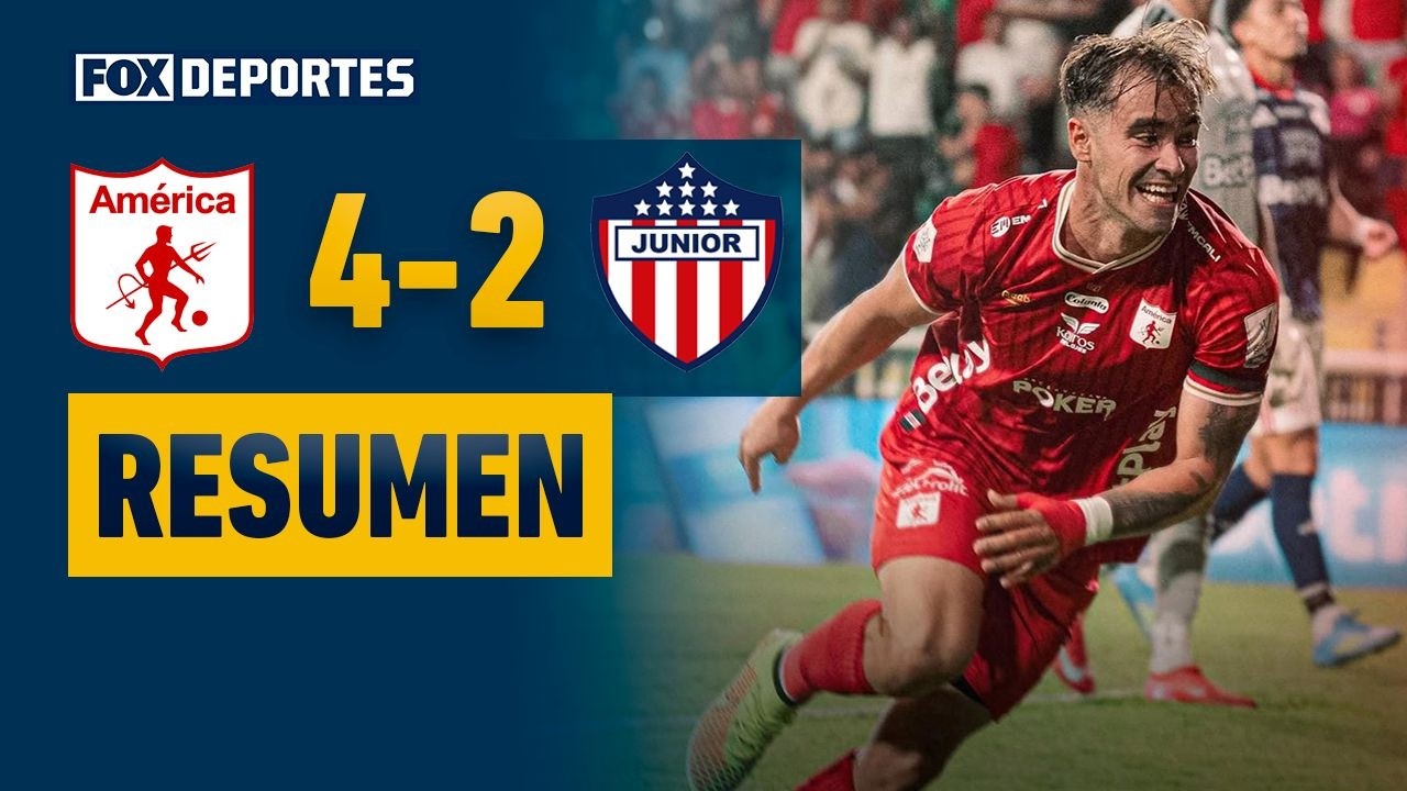 🔥 AMÉRICA DE CALI 4-2 JUNIOR | 'La Mechita' mantiene su invicto | HIGHLIGHTS | Liga Dimayor