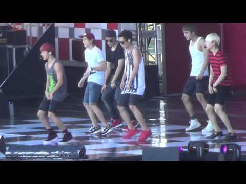 20130814 BEAST Shadow Rehearsal @ DMZ K-ROCK In Harmony