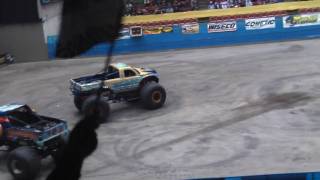 Announcer Hit at Monster Truck Show, Madison, WI (Part 1)