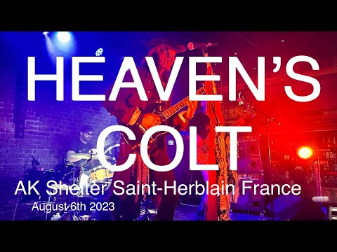 HEAVEN'S COLT Full Live Concert 4K @ AK Shelter Saint-Herblain France August 6th 2023