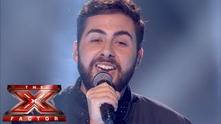 Andrea Faustini sings Mariah Carey&#39;s Hero | Live Week 8 | The X Factor UK 2014