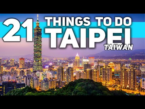 Best Things To Do in Taipei Taiwan 2024 4K