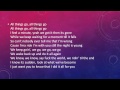 Nicki Minaj - All Things Go - Lyrics