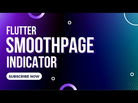 Flutter page indicator Ui Design