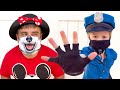Nastya plays a police officer and asks dad to wear a mask Nastya plays a police officer and asks dad to wear a mask