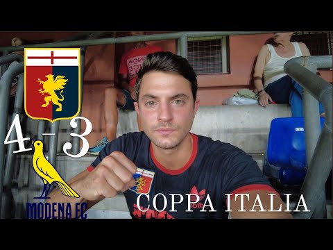 GENOA - MODENA 4-3 !!! RETEGUI!!!! Coppa Italia