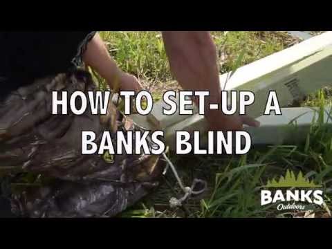 Banks Outdoors Blind Set Up