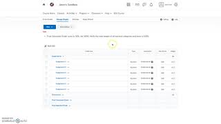 Brightspace - Adding grade category to gradebook
