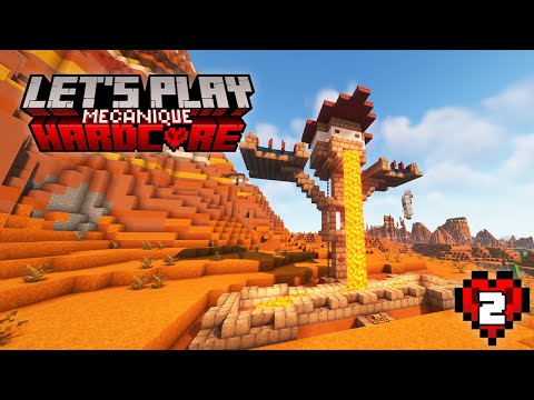 L'usine à Fer Simple & Efficace - Let's Play Mécanique Minecraft Survie Hardcore (#2)