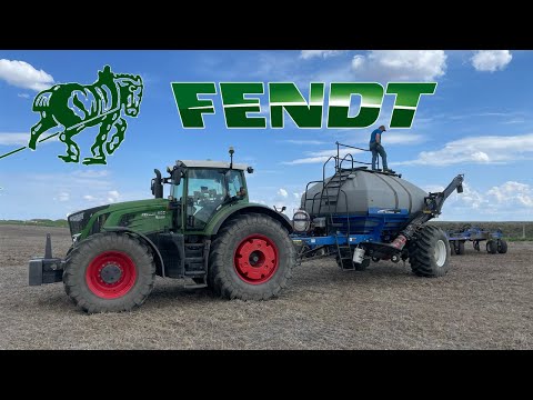 Fendt 933 seeding with a 60' Air Drill 😳