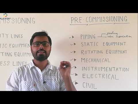 Making of an industry  Precommissioning and Commissioning Steps