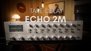 Video thumbnail for ECHO 2M Vintage Analog Stereo TAPE Delay Reverb USSR Soviet Space by GLvintageSHOP