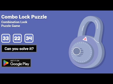 Combo Lock Puzzle video thumbnail